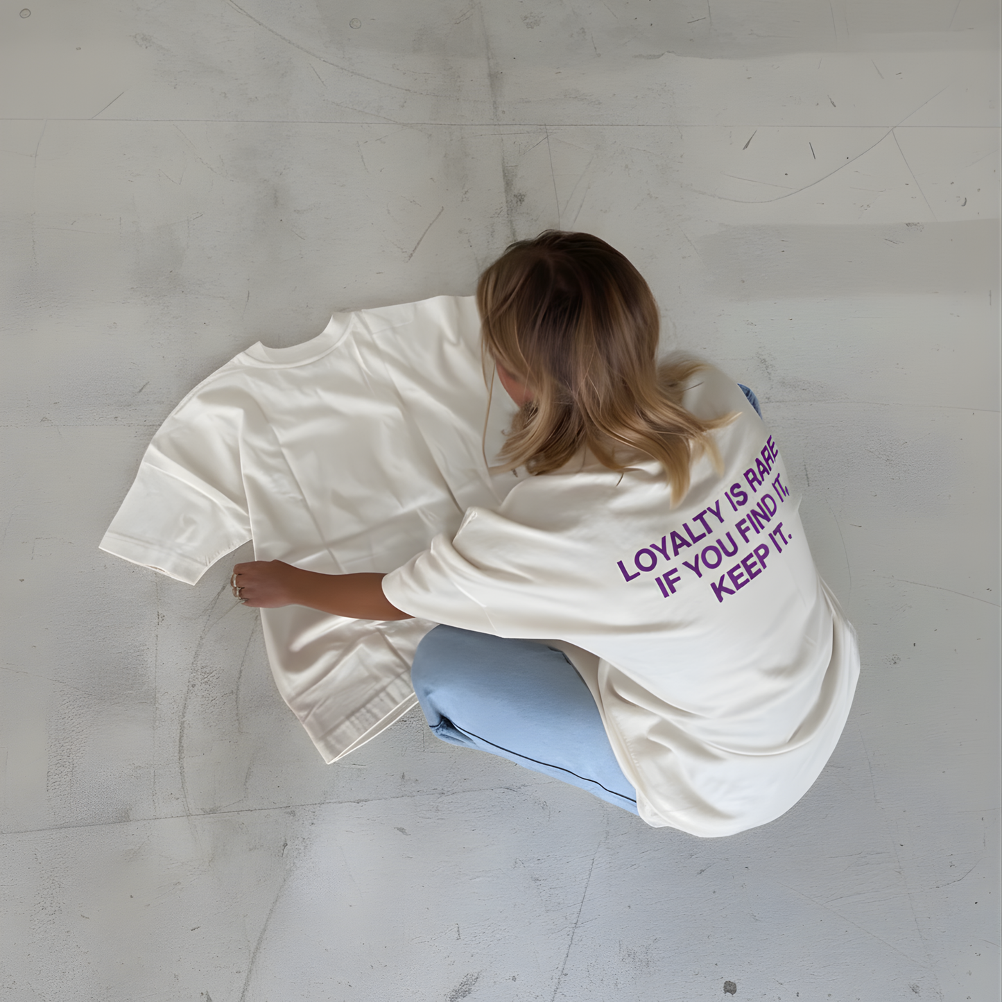 Loyalty Is Rare Custom Oversized Tee