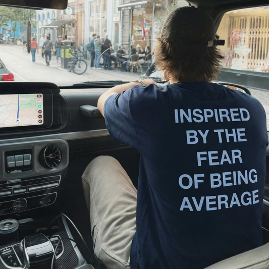 Fear of Being Average Oversized Tee